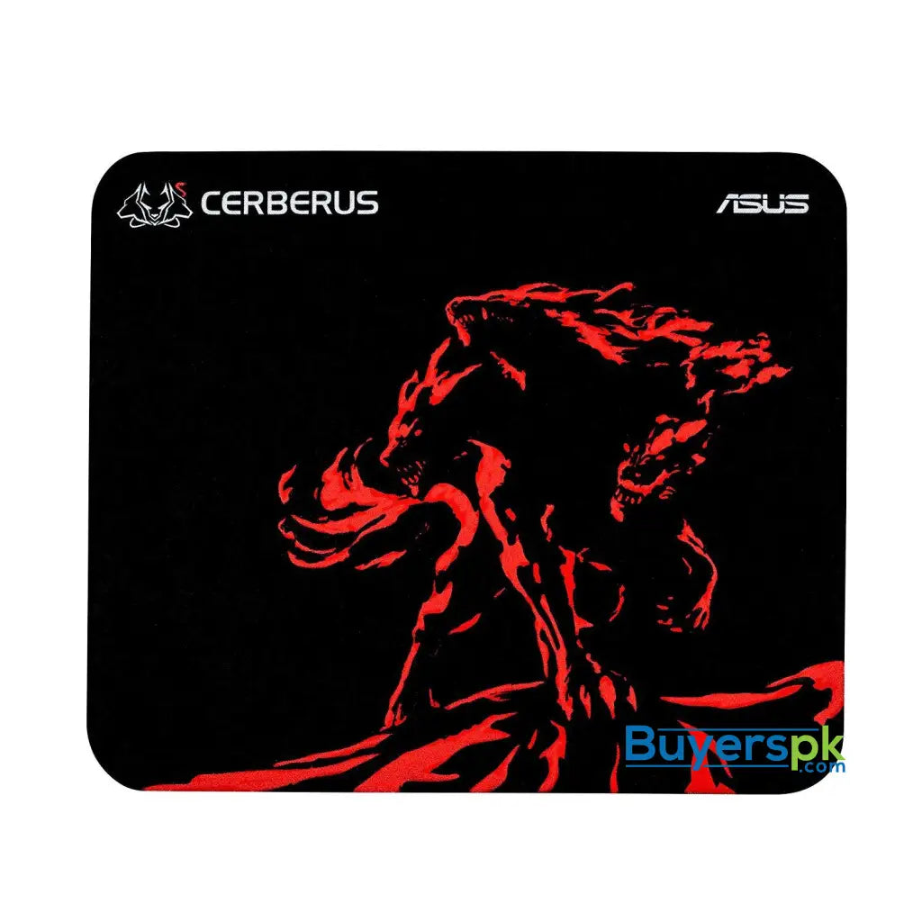 ASUS Cerberus Mat Mini Gaming Mouse Pad Red with Consistent Surface Texture and Non-Slip Rubber 250*210*2mm / 80g - Mouse Pad ASUS Cerberus Mat Mini Gaming Mouse Pad Red with Consistent Surface Texture and Non-Slip Rubber 250*210*2mm / 80g - Mouse Pad